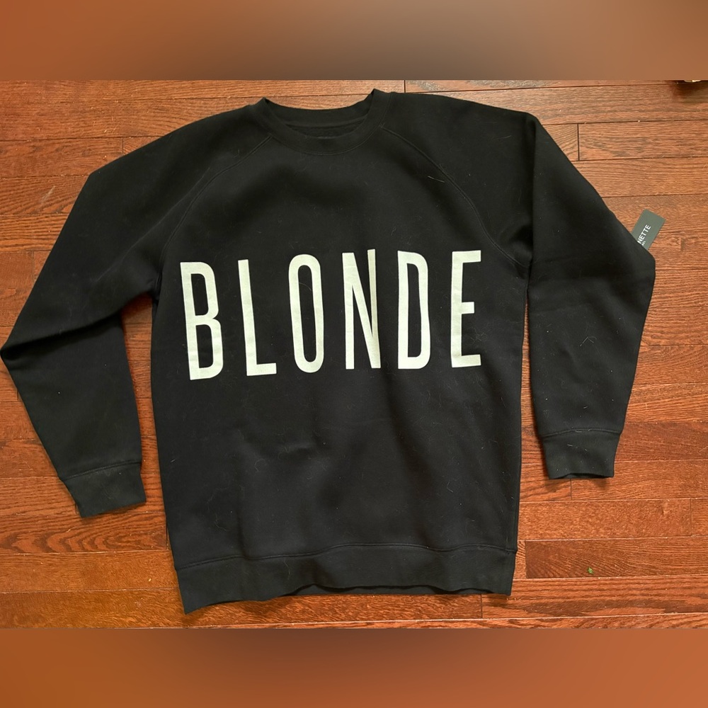 Brunette The Label Big Sister Crew Blonde Black XS/S